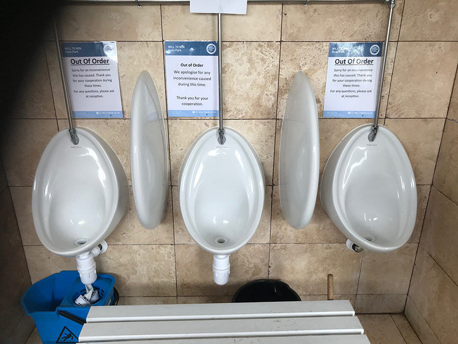 Blocked Urinals Service London